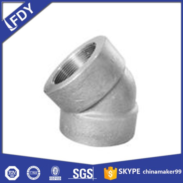 FORGED FITTING HIGH PRESSURE 45 THREAD ELBOW