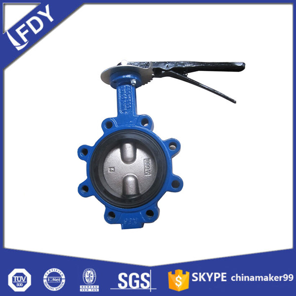 Wafer Type Vulcanized Butterfly Valve